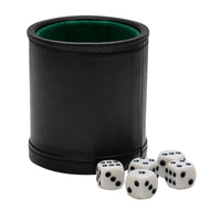 Fat Cat Four Deck Card Shoe, Fat Cat 500Ct Texas Hold'Em Dice Poker Chip Set, Poker Chip Tray- 2pc., and Fat Cat Dice Cup & Dice