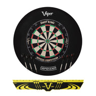 Viper Shot King Sisal Dartboard, Defender Dart Surround and Viper Edge Throwline