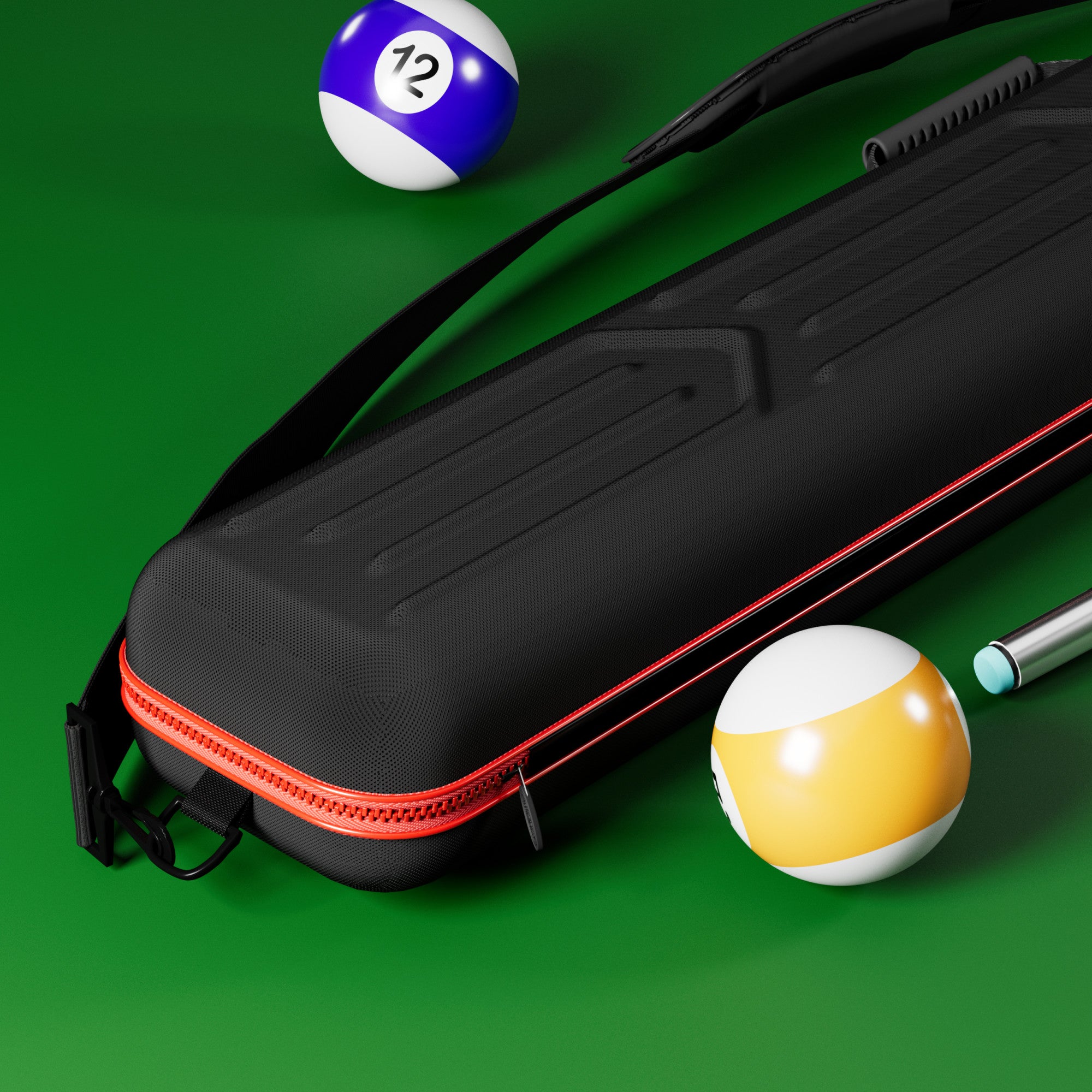Casemaster Parallax Pro Billiard Cue Case (Pool Stick Case) | Red