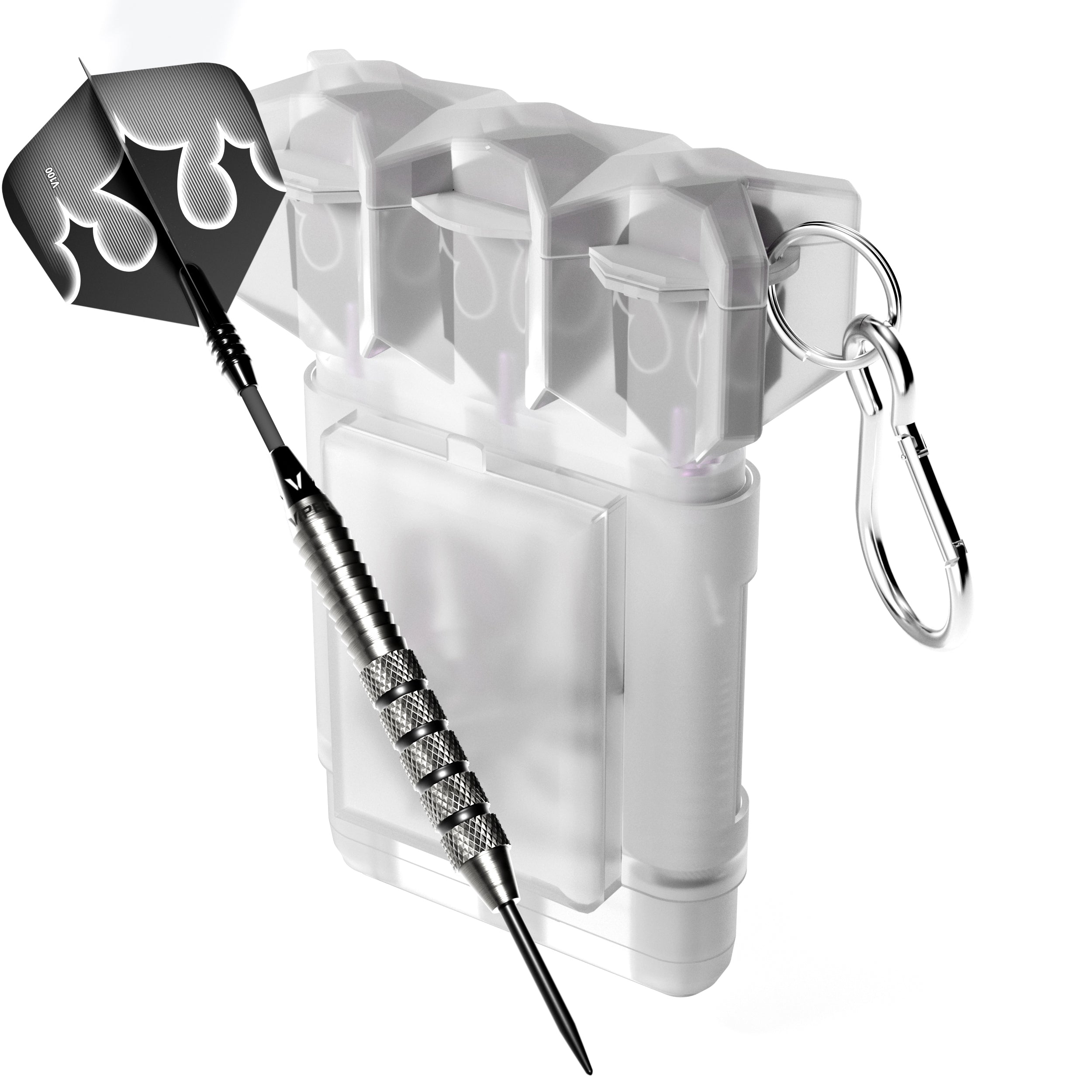 Viper Shot King Steel Tip Dart Set | 80% Tungsten | Black | 23 Grams