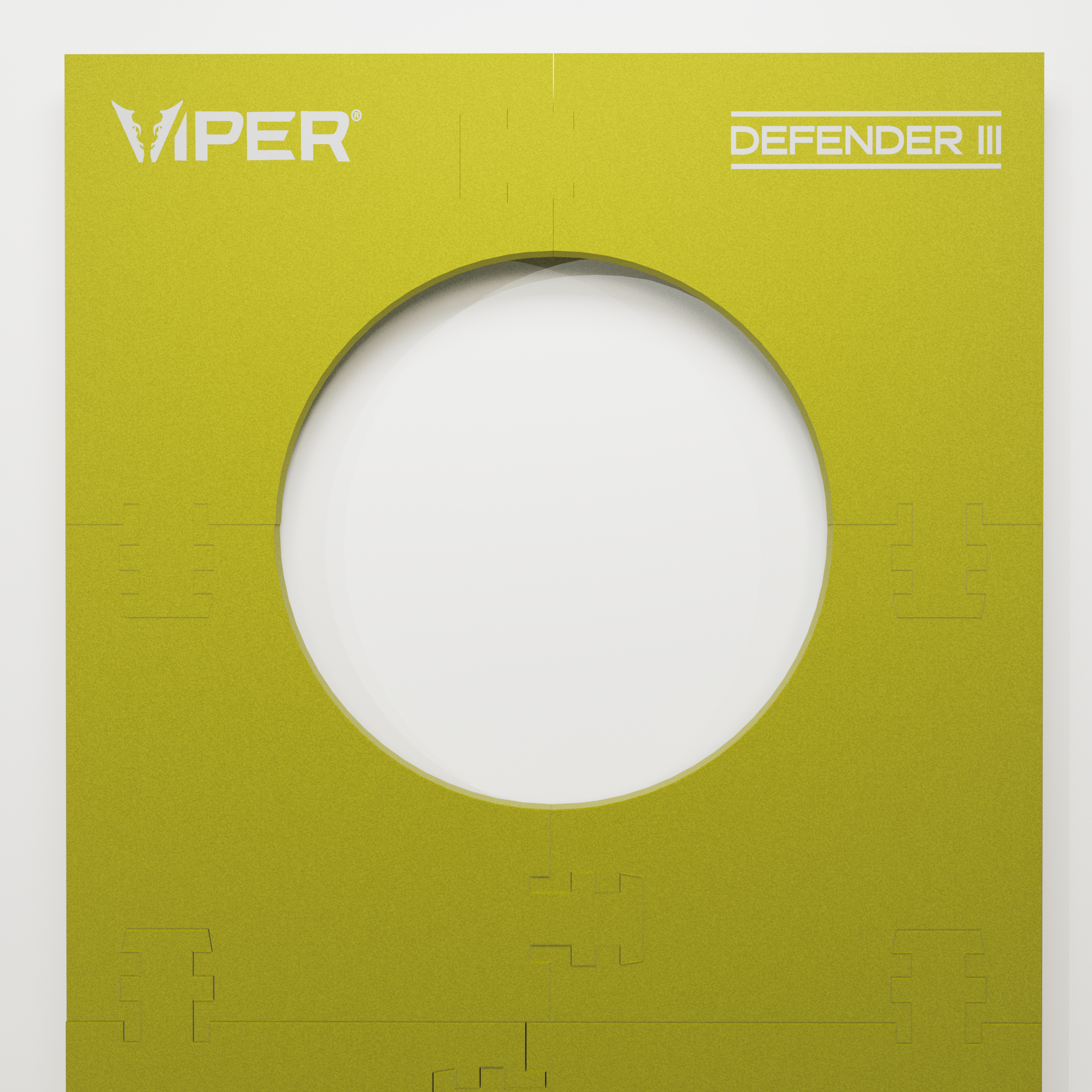 Viper Wall Defender III Dartboard Surround Yellow