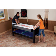 Fat Cat 3-in-1 6' Flip Multi-Game Table Blue Top