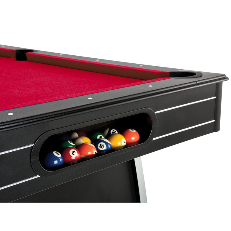 Fat Cat Tucson 7' Pool Table with Ball Return Red Playing Surface