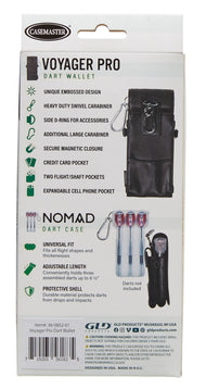 Casemaster Voyager Pro Dart Wallet with Nomad Dart Case | Black