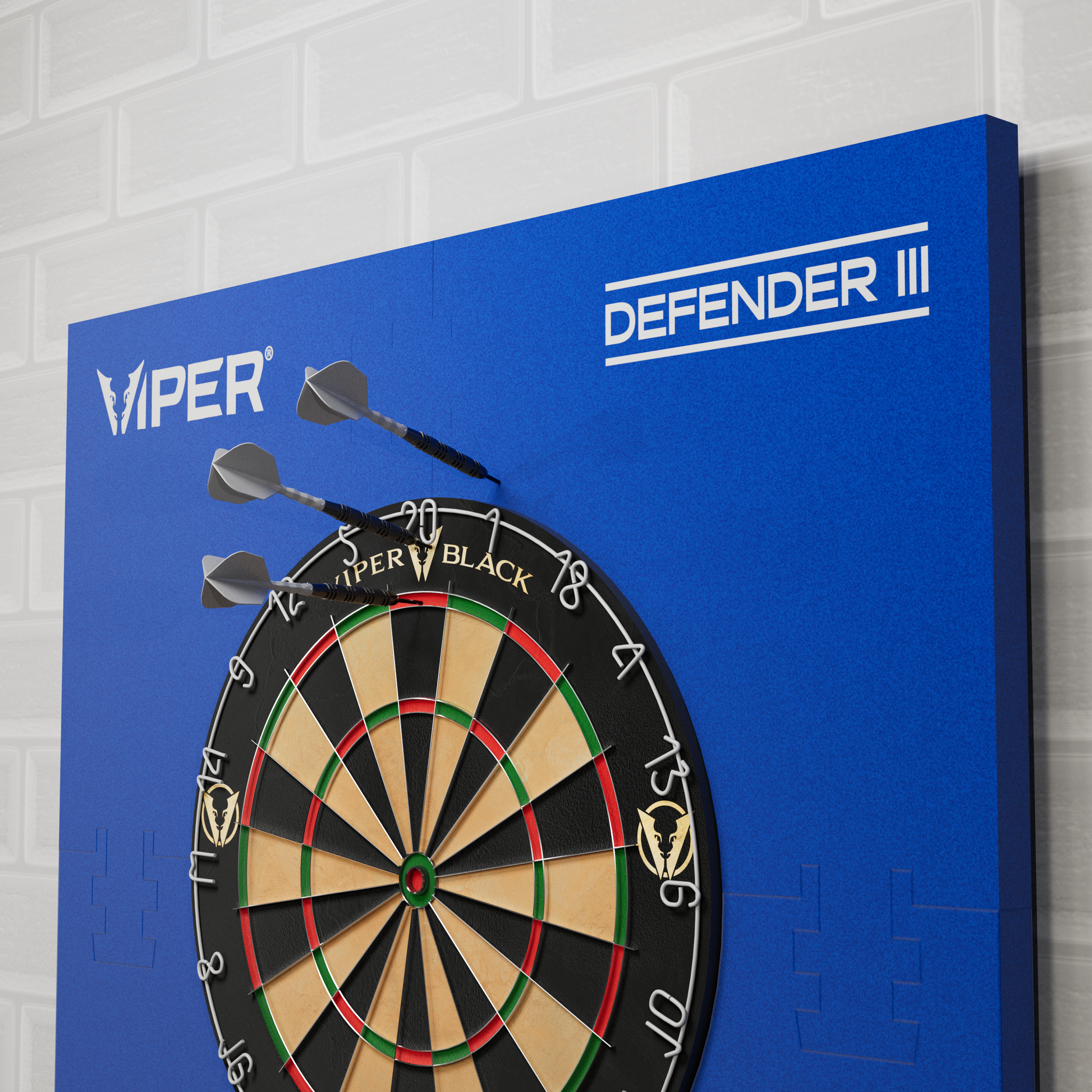 Viper Wall Defender III Dartboard Surround Blue