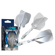 Viper Diamond Core II Standard flight, Medium shaft, Clear