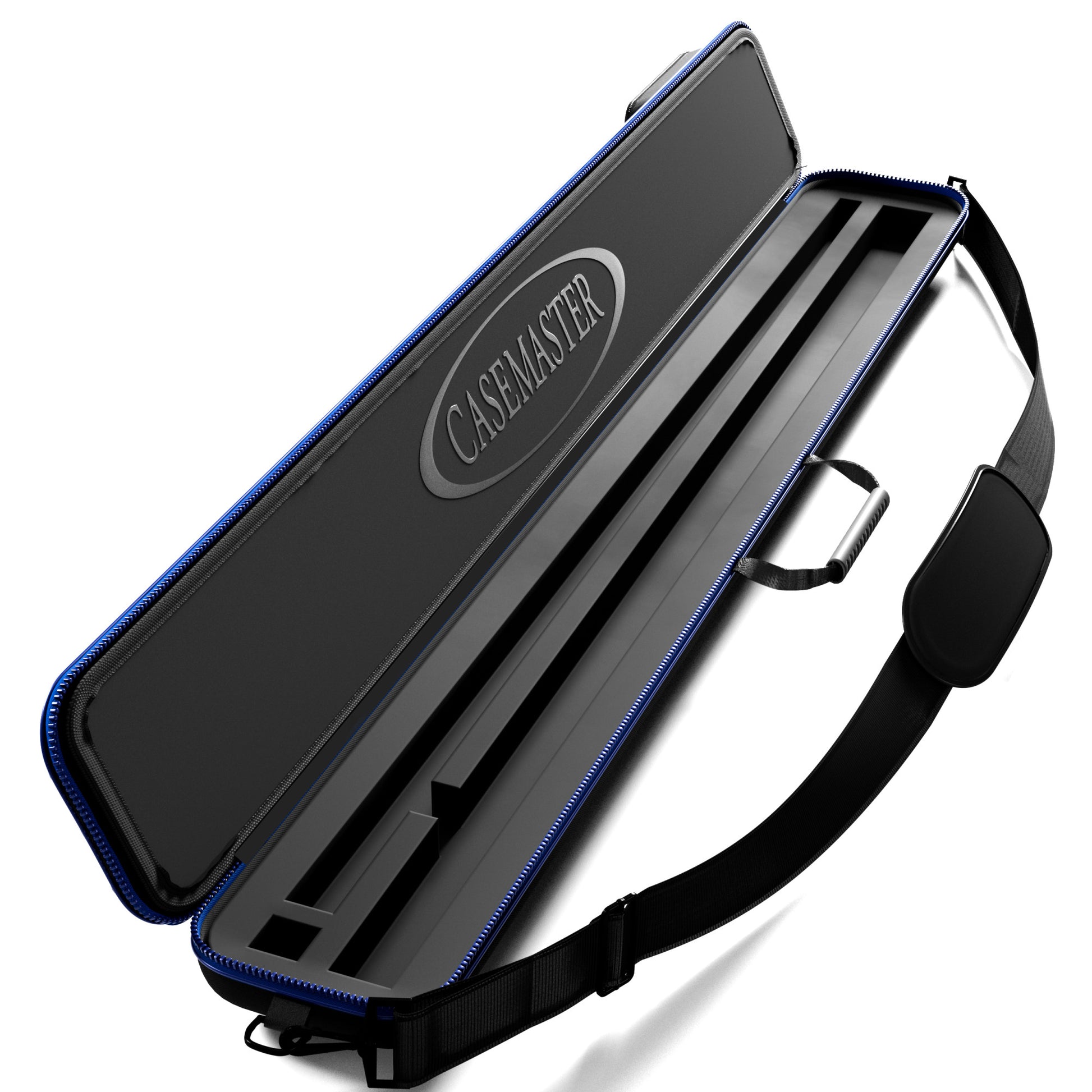 Casemaster Parallax Plus Billiard Cue Case (Pool Stick Case) | Blue