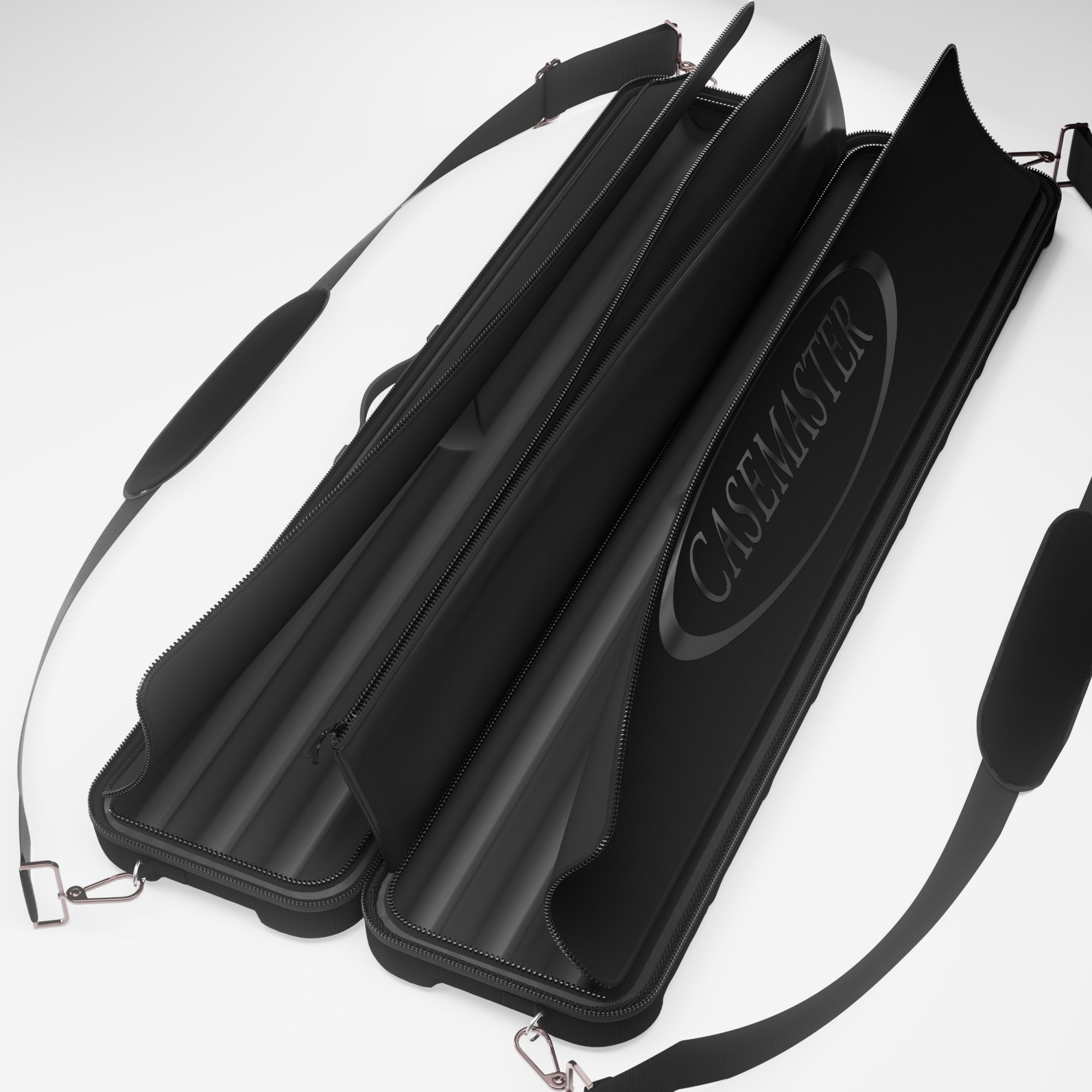 Casemaster Parallax 4x4 Billiard Cue Case (Pool Stick Case) | Black