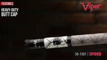 Load and play video in Gallery viewer, Viper Revolution Spider Billiard/Pool Cue Stick
