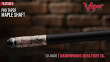 Load and play video in Gallery viewer, Viper Junior Realtree Hardwoods HD Billiard/Pool Cue Stick
