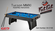 Load and play video in Gallery viewer, Fat Cat Tucson 7&#39; Billiard Table
