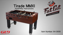 Load and play video in Gallery viewer, Fat Cat Tirade MMXI Foosball Table
