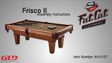 Load and play video in Gallery viewer, Fat Cat Frisco 7.5&#39; Billiard Table
