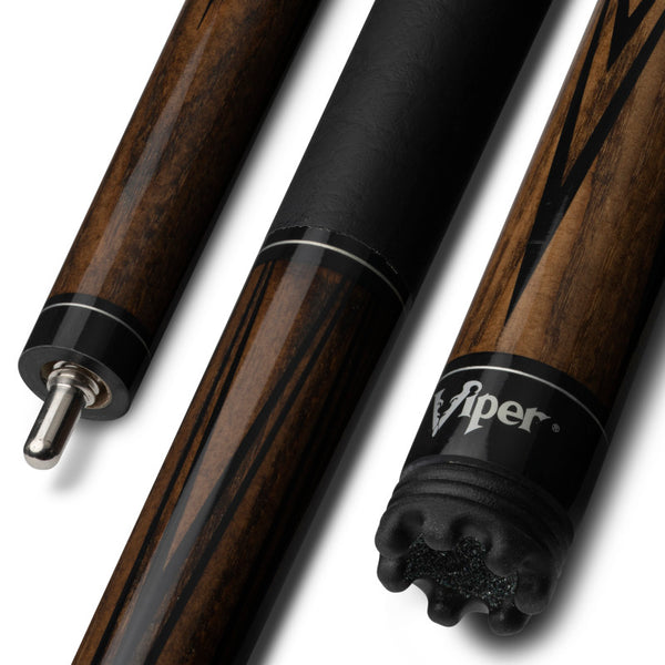 Viper Elementals Ashwood Amber Pool Cue — Maple & Ash 58
