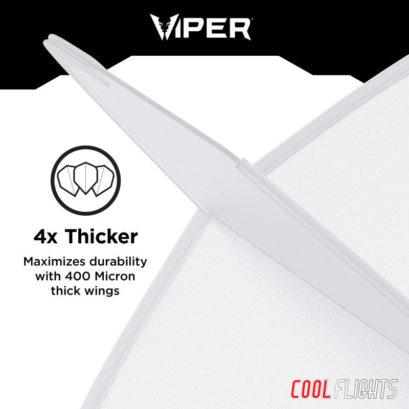 Viper Cool Molded Dart Flights Slim Clear