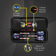 [REFURBISHED] Casemaster Salvo Black Nylon Dart Case Refurbished Refurbished GLD Products 