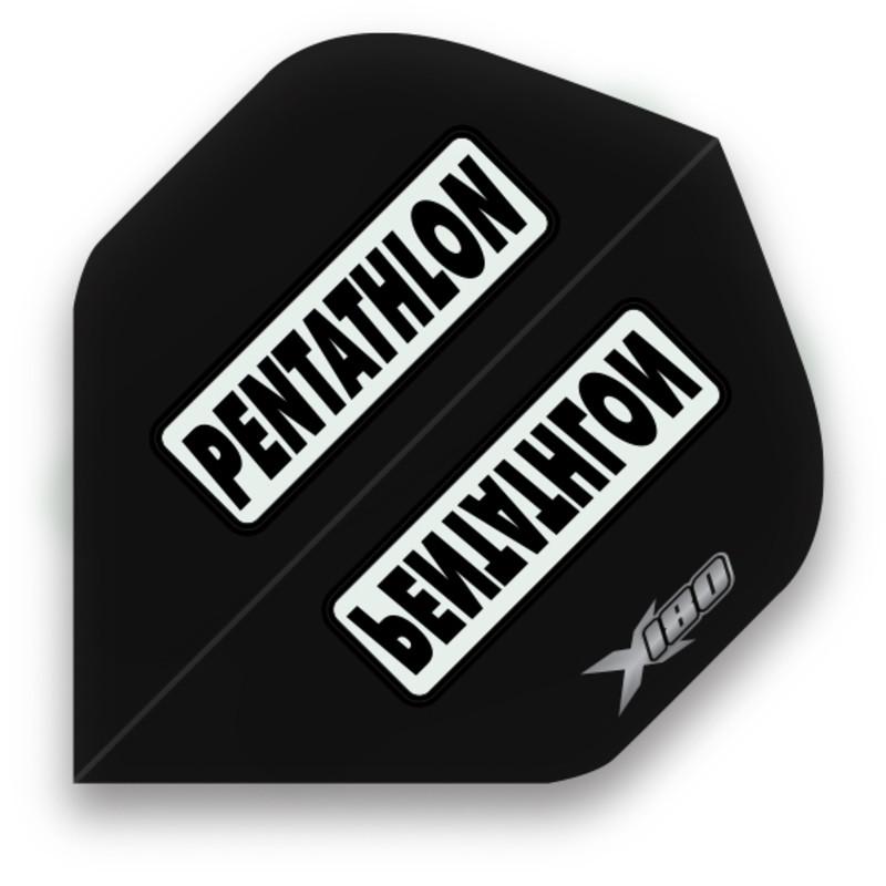 Pentathlon X180 Black Standard Flights Dart Flights Viper 