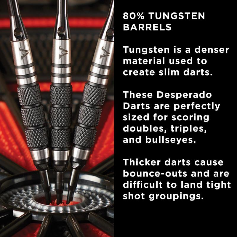 Viper Desperado 80% Tungsten Iron Cross Soft Tip Darts 3 Knurled Rings 18 Grams Soft-Tip Darts Viper 