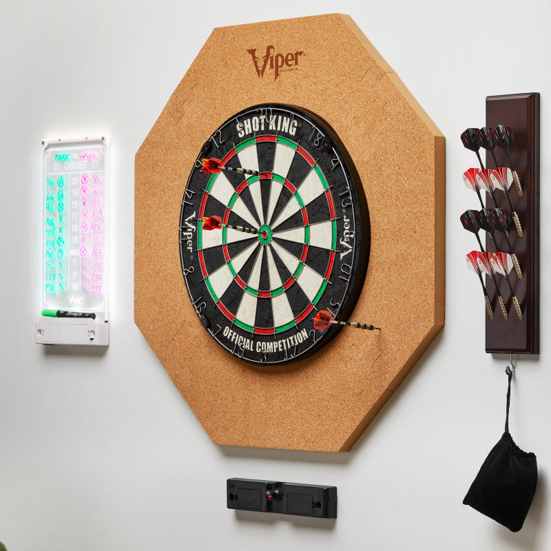 Viper Octagonal Wall Defender Dartboard Surround Cork