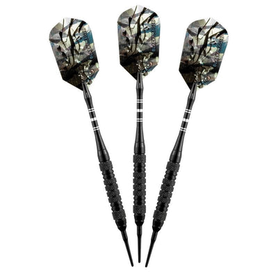 Viper Black Magic Soft Tip Darts 6 Knurled Rings 18 Grams Soft-Tip Darts Viper 