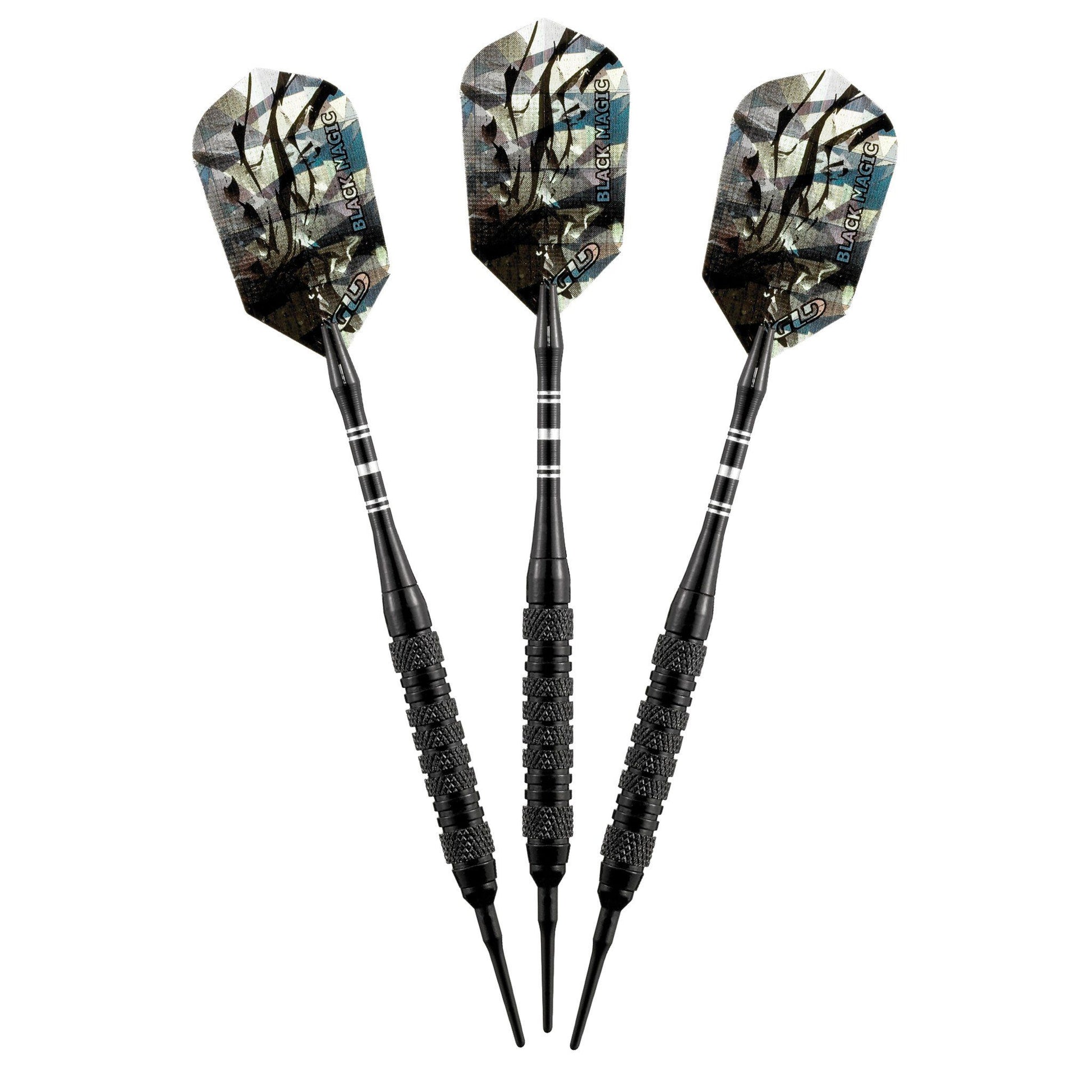 [REFURBISHED] Viper Black Magic Soft Tip Darts 6 Knurled Rings 18 Grams Refurbished GLD Products