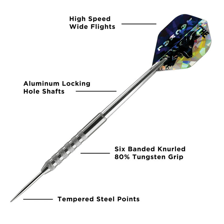 Viper Jackal 80% Tungsten Steel Tip Darts 21 Grams In Wallet