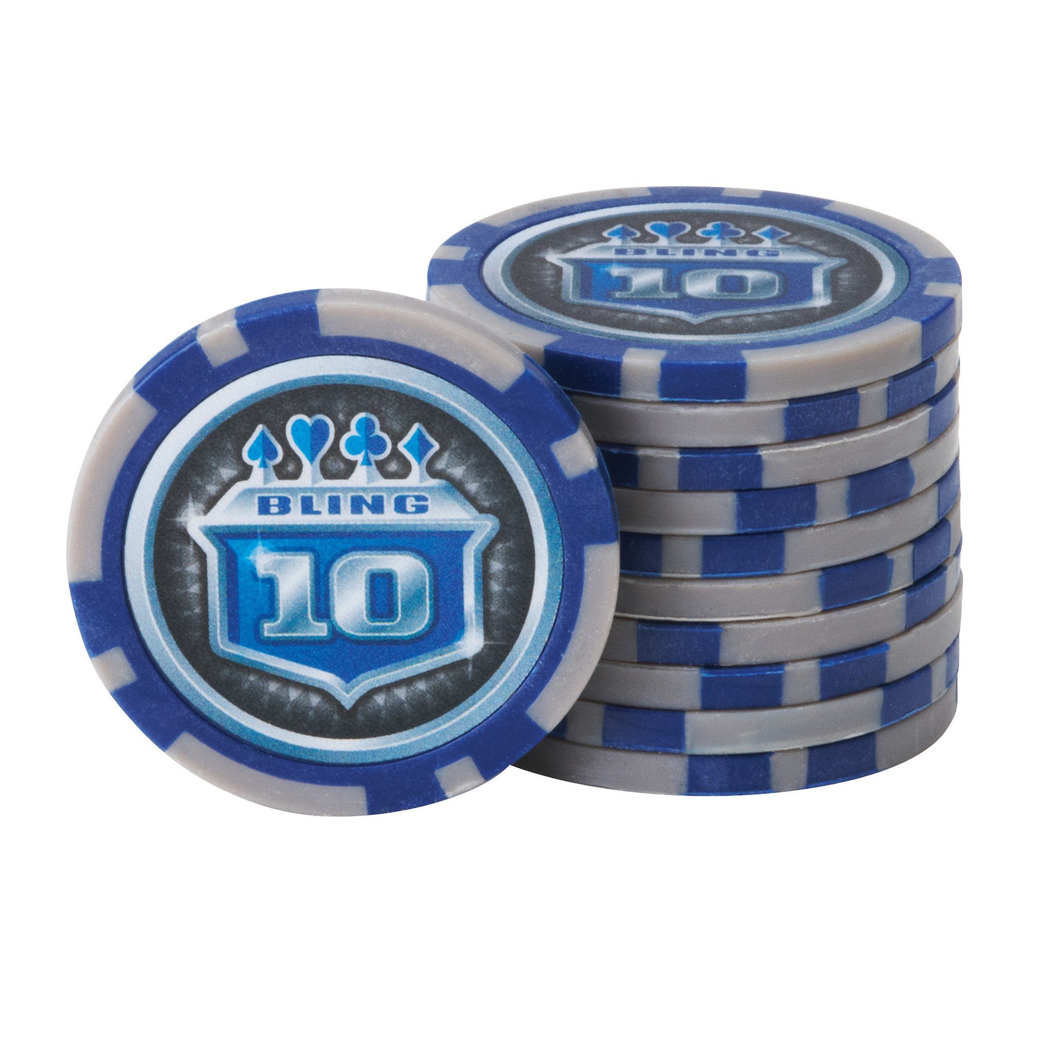 [REFURBISHED] Fat Cat Bling 13.5 Grams 500Ct Poker Chip Set Refurbished Refurbished GLD Products 
