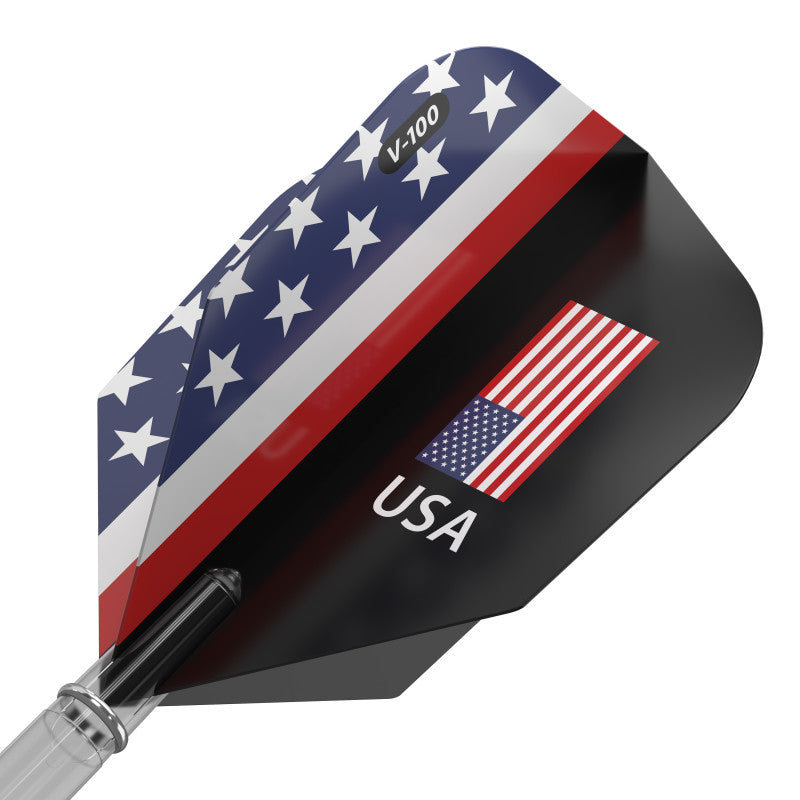 V-100 Dart Flights Standard American Flag USA