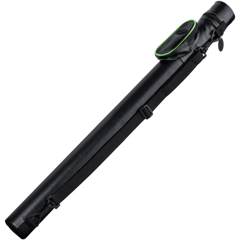 Casemaster Q-Vault Supreme Black with Green Trim Cue Case