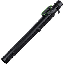 Load image into Gallery viewer, Casemaster Q-Vault Supreme Black with Green Trim Cue Case
