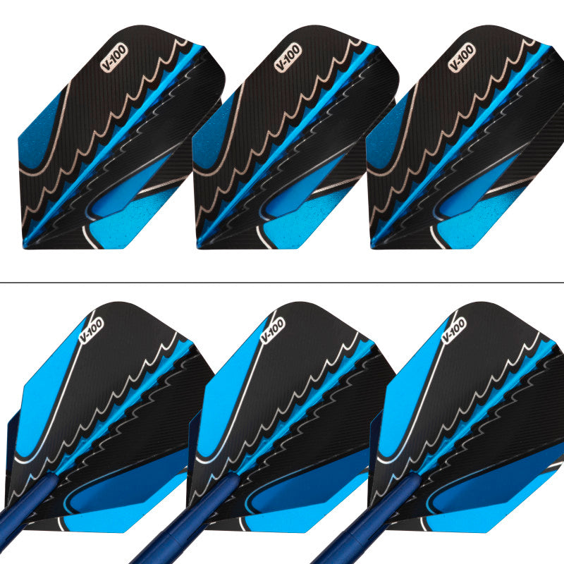 Viper Black Flux 90% Tungsten Steel or Soft Tip Conversion Darts Blue 20 Grams