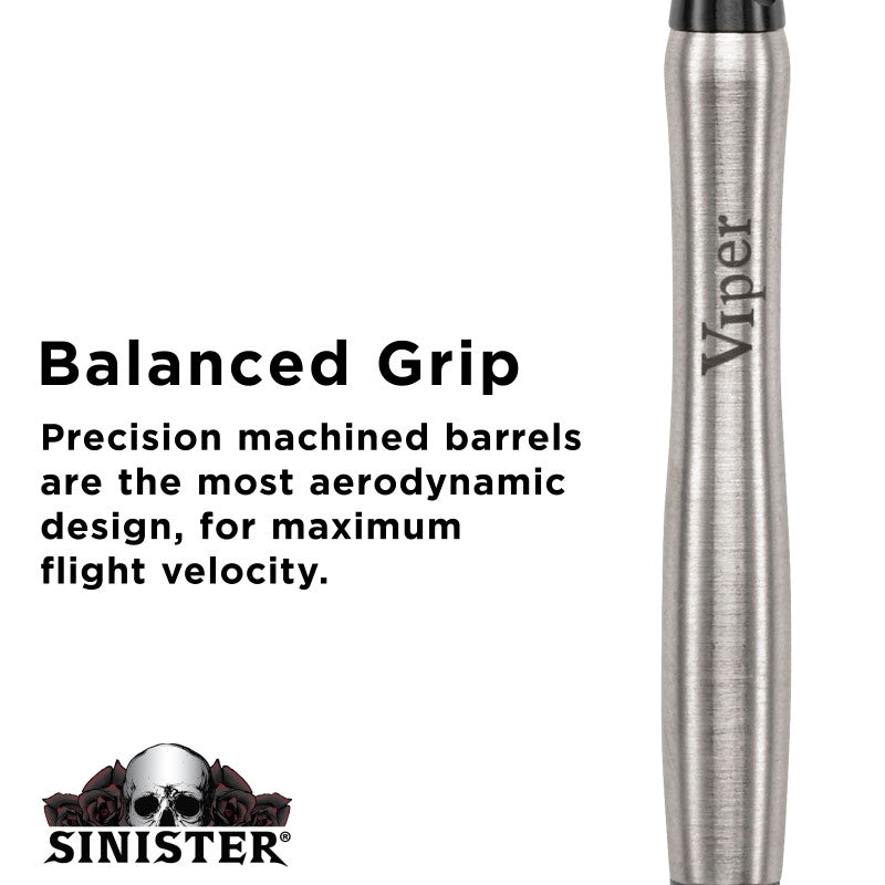 Viper Sinister 95% Tungsten Soft Tip Darts Tapered Barrel 18 Grams