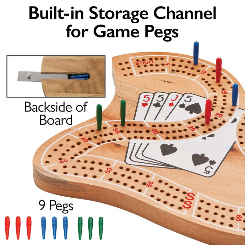 Mainstreet Classics Wooden "29" Cribbage Board