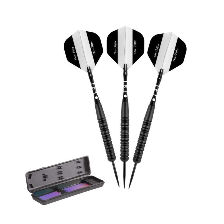 Elkadart Black 150 Jet Black Steel Tip Darts Steel-Tip Darts Elkadart 