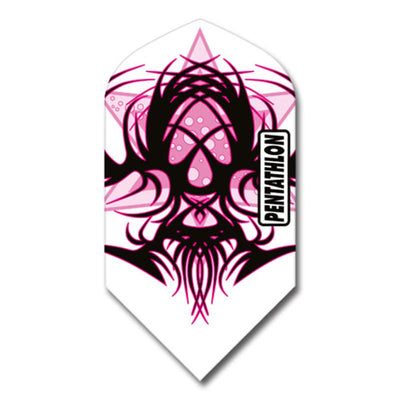 Pentathlon Slim Pink/White/Black Design Flights Dart Flights Viper 