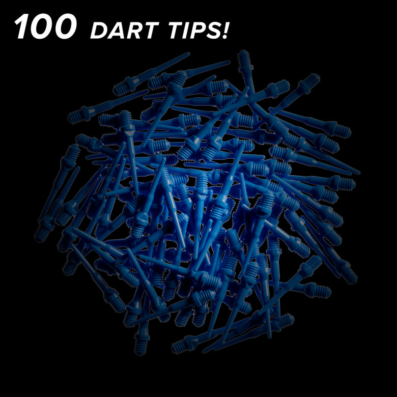 Viper Tufflex Tips II 2BA 100Ct Soft Dart Tips Blue