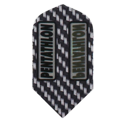 Pentathlon Slim Black/White Checkered Flights Dart Flights Viper 