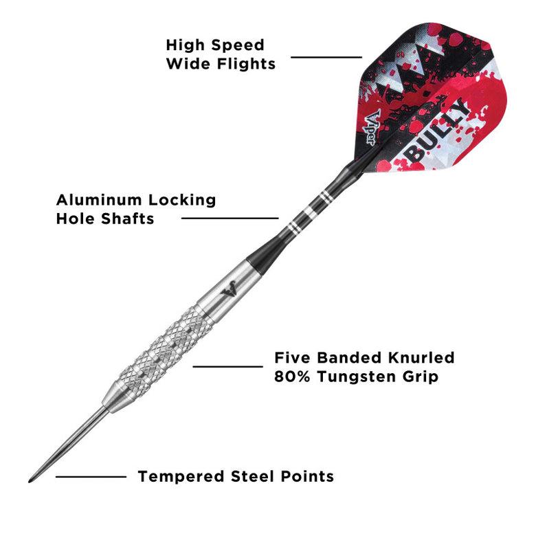 Viper Bully 80% Tungsten Steel Tip Darts 24 Grams