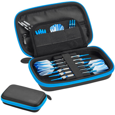 Casemaster Sentinel Dart Case with Blue Zipper