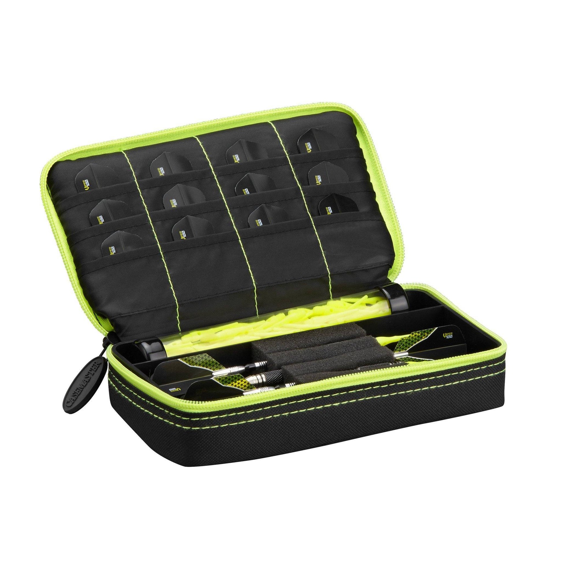[REFURBISHED] Casemaster Plazma Dart Case Black with Yellow Trim Refurbished GLD Products