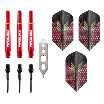 Viper Wizard Red and Black Soft Tip Darts 20 Grams