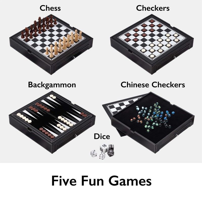 Mainstreet Classics 5-in-1 Broadway Game Combo Set