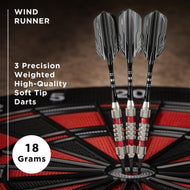 Viper Wind Runner Red Soft Tip Darts 18 Grams Soft-Tip Darts Viper 