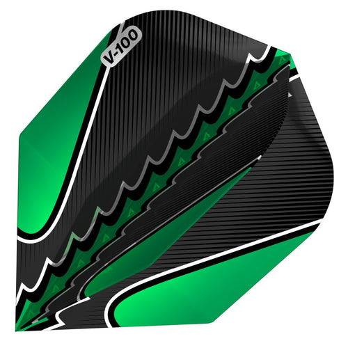 Viper Black Flux Dart Flights Standard Green