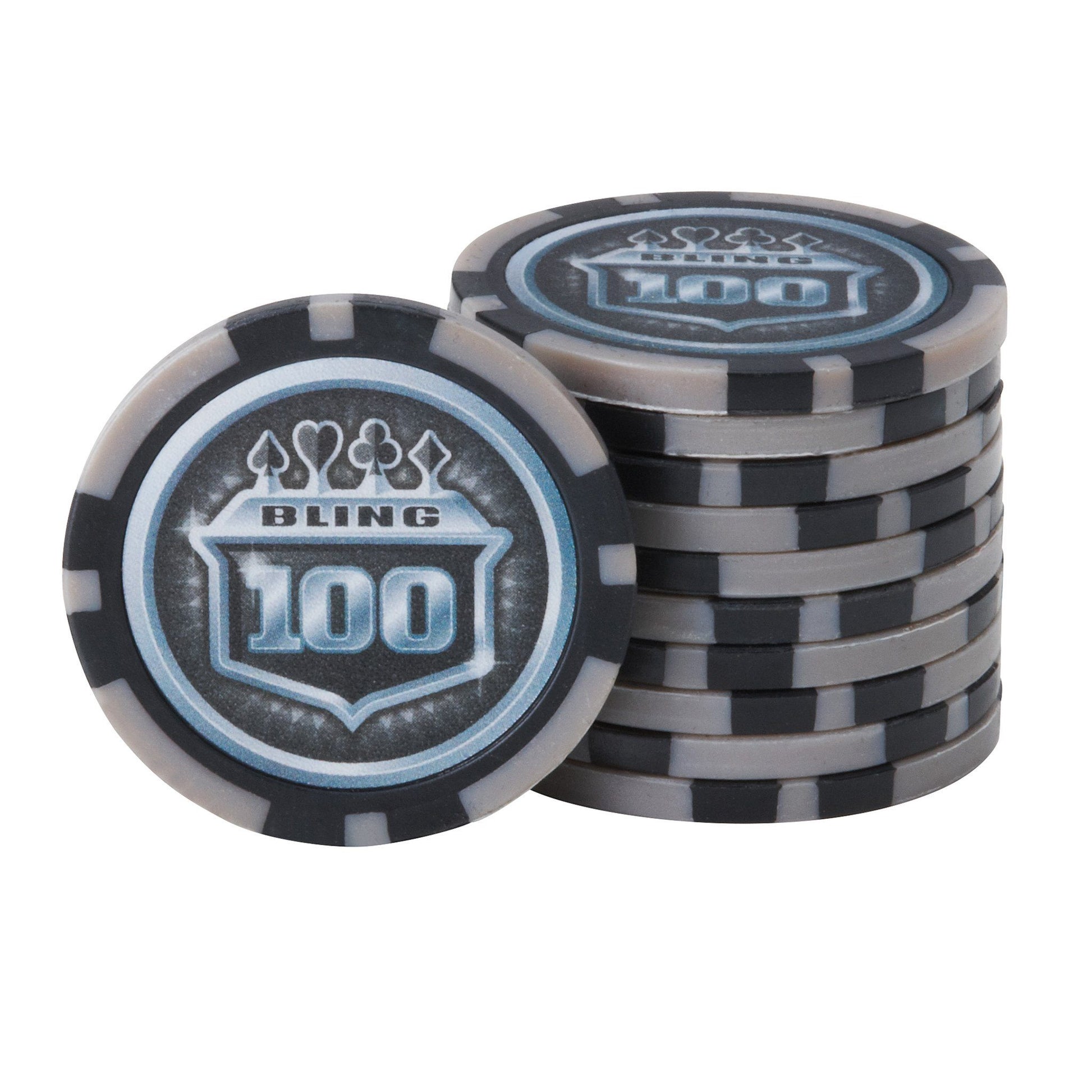 [REFURBISHED] Fat Cat Bling 13.5 Grams 500Ct Poker Chip Set Refurbished Refurbished GLD Products 