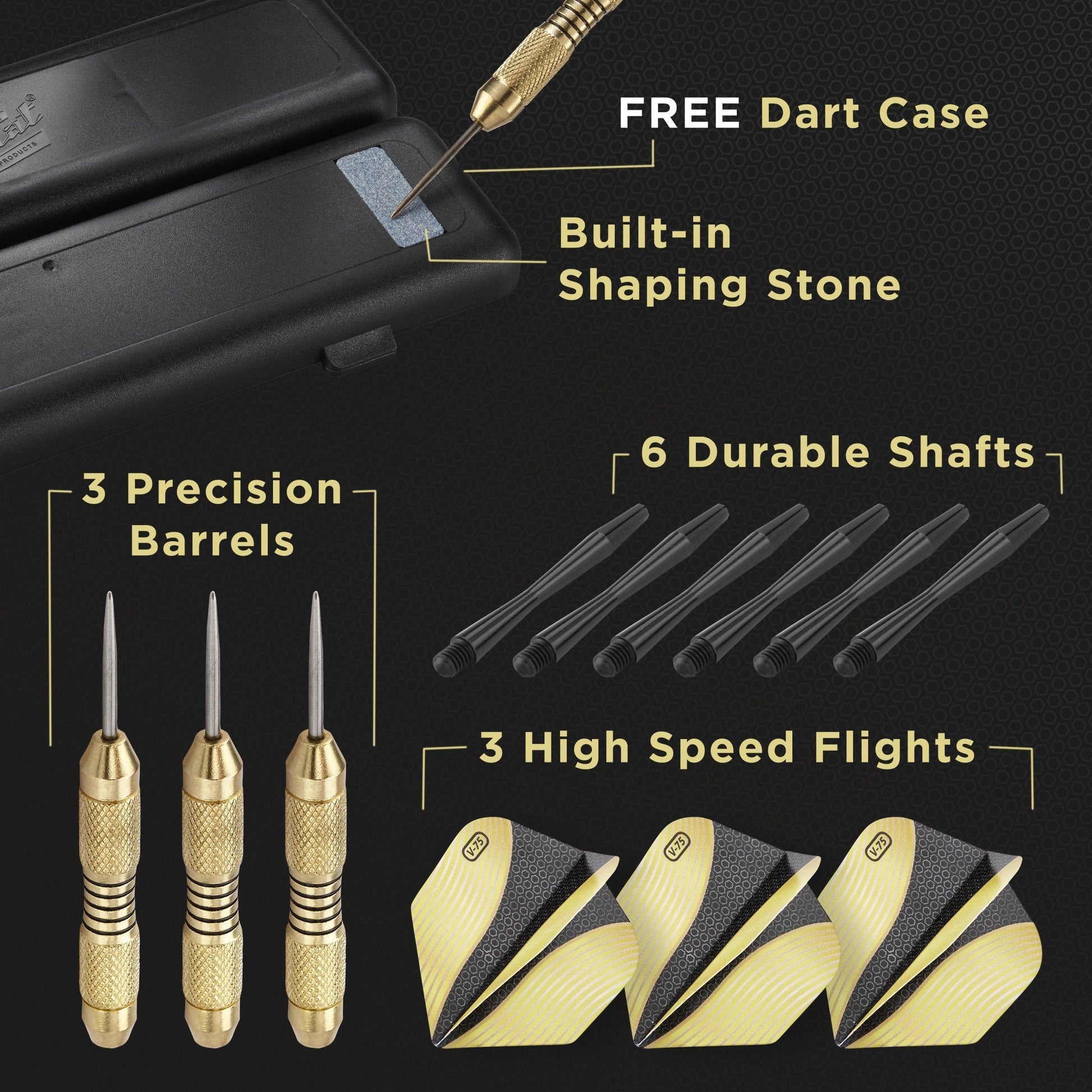 [REFURBISHED] Fat Cat Deluxe Steel Tip Darts 23 Grams Refurbished Refurbished GLD Products 