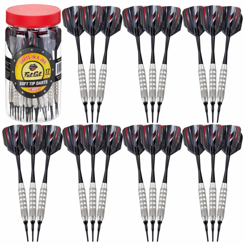 Fat Cat 21 Darts in a Jar Soft Tip 17 Grams