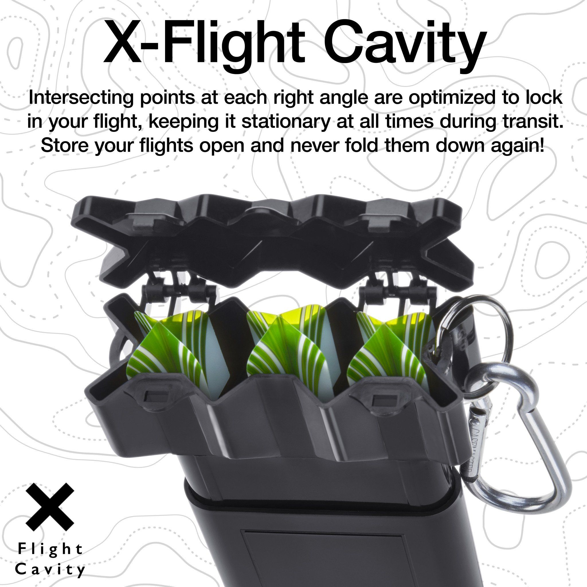 [REFURBISHED] Casemaster Nomad Adjustable Dart Case Black Refurbished Refurbished GLD Products 