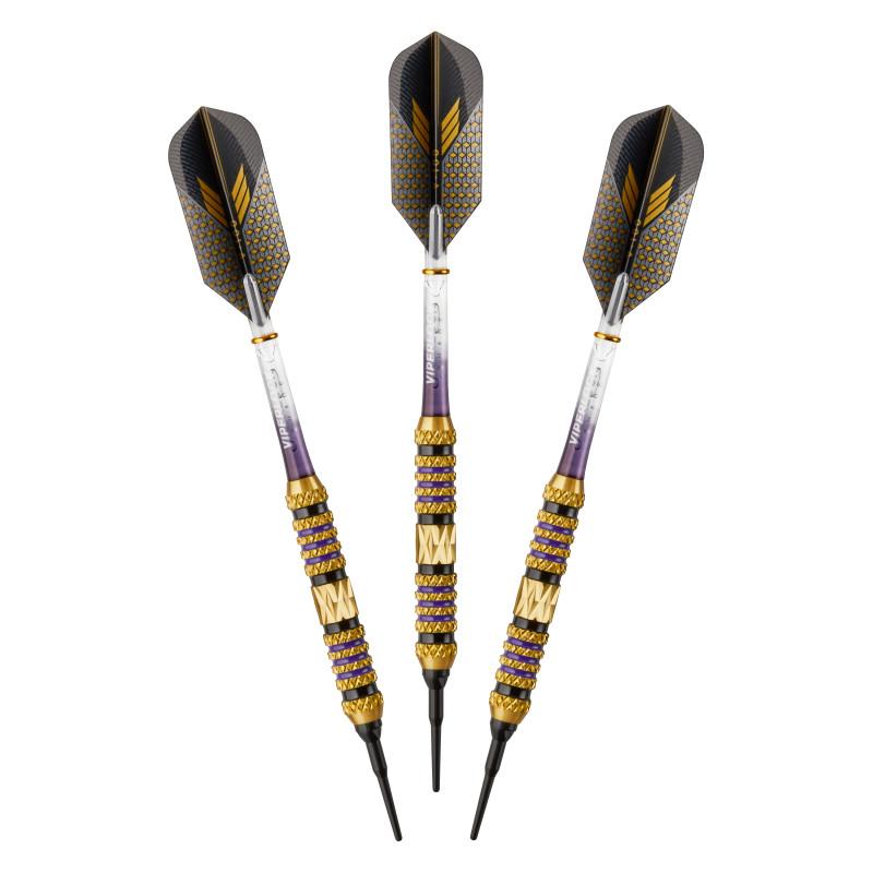 Viper Wizard Purple/Black Soft Tip Darts 18 Grams Soft-Tip Darts Viper 