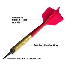 Load image into Gallery viewer, Viper Commercial Brass Bar Darts - Bag of 45 Darts - Red

